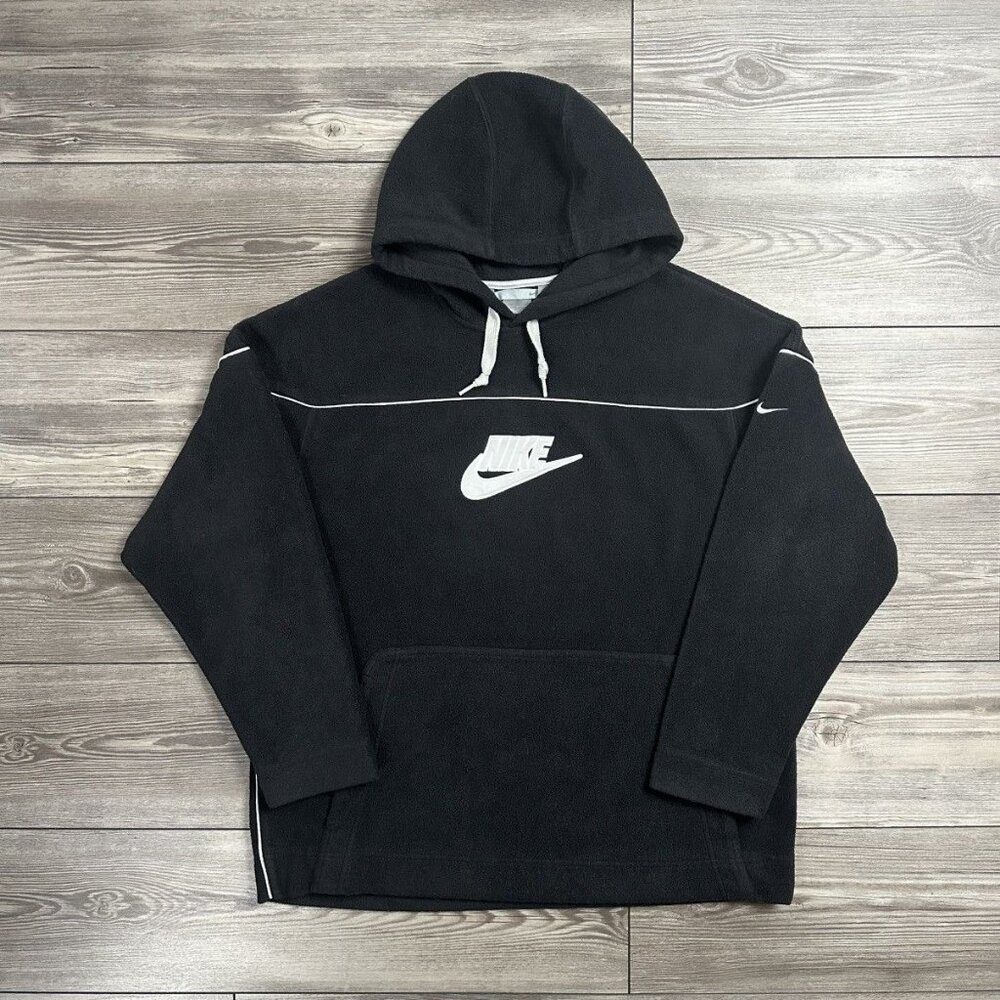 Y2K Nike Spell Out Fleece Hoodie